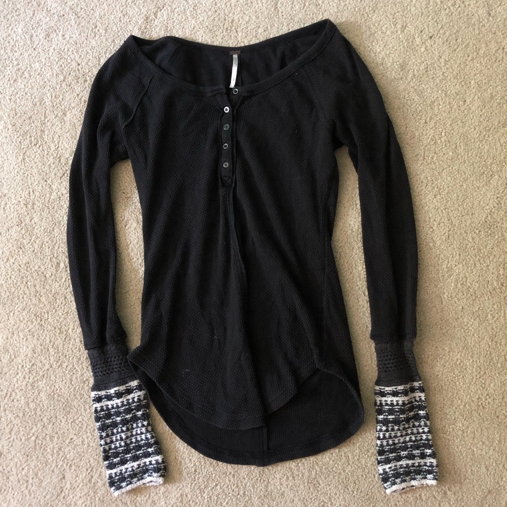 Free people long sleeve shirt